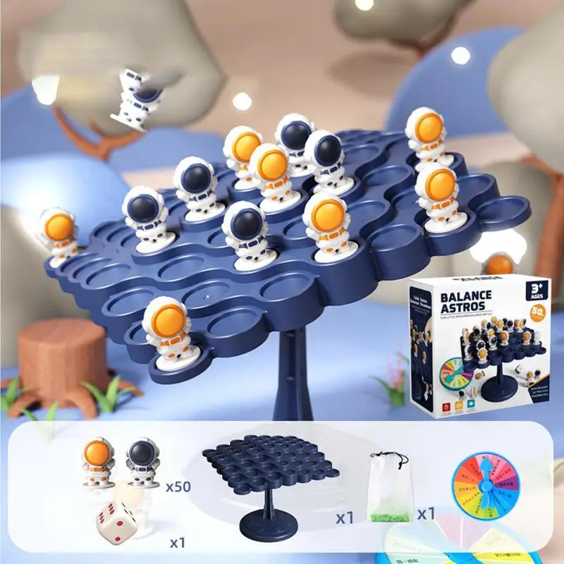 Children's Educational Toy Balance Tree Astronaut Concentration Thinking Training Board Game